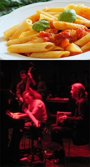 Pasta Essen "Salsa Castellana" ab 19h
<br/>mit TangoKonzert _martes_tango_trio! ab 21h